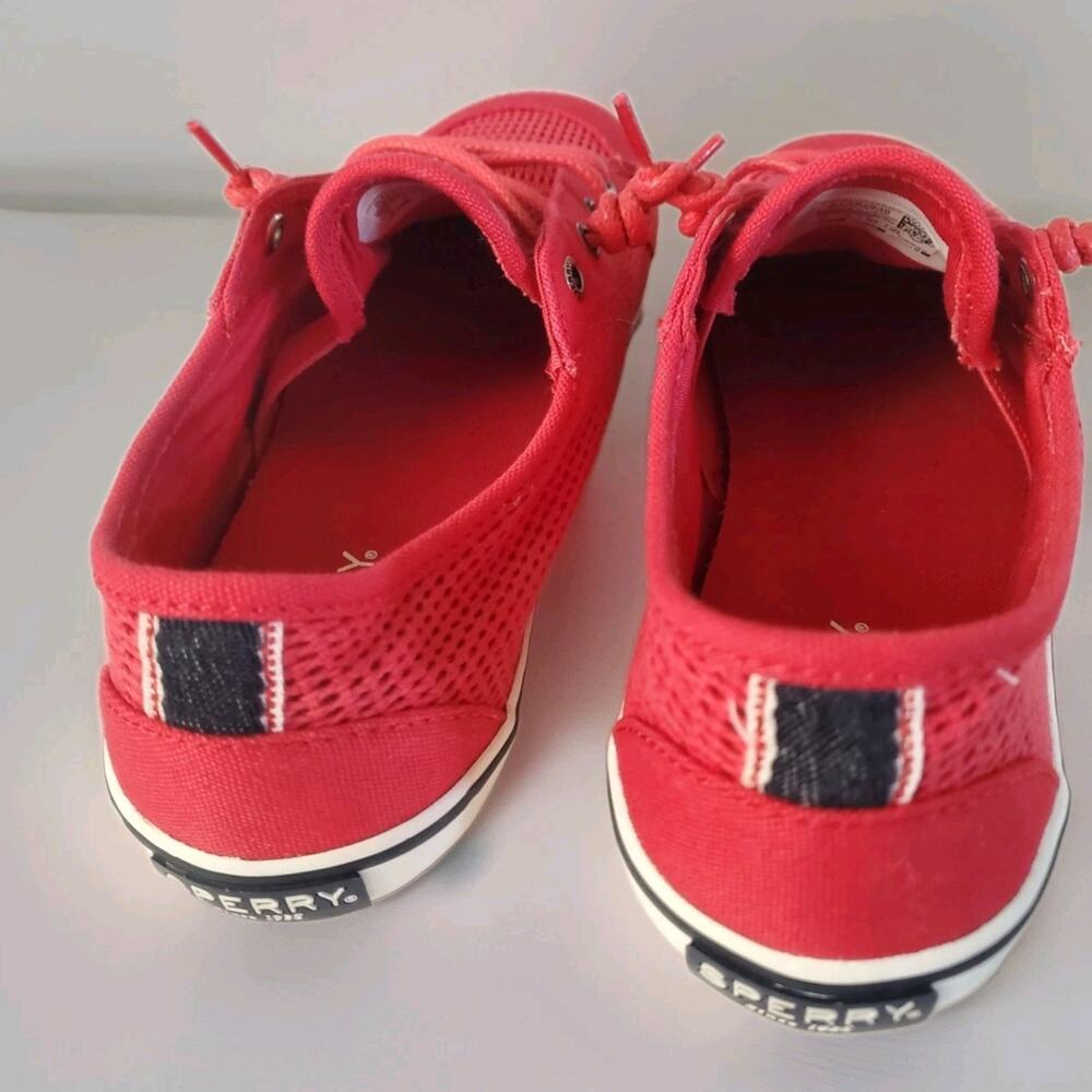 NIB Sperry Lounge LTT Mesh Red Slip On Sneaker 8.5M 39.5 - Picture 11 of 13